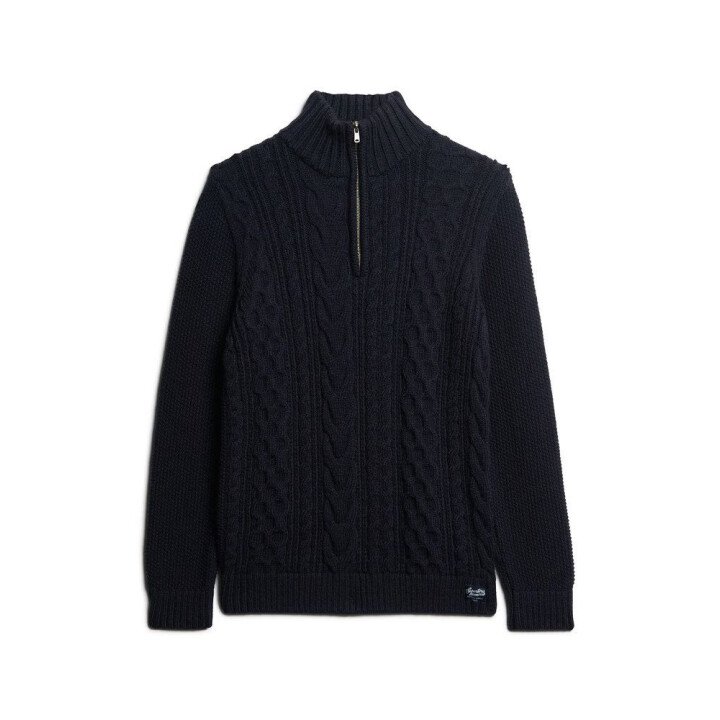 Jacob Cable Knit Half Zip Men afbeelding