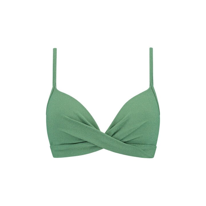 Green Shimmer Padded Wired Top afbeelding