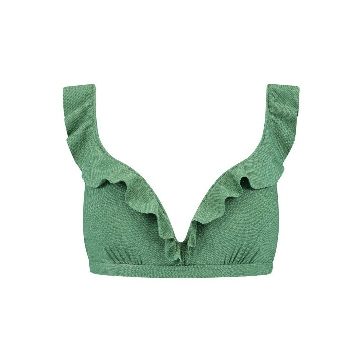 Green Shimmer Padded Wired Top afbeelding