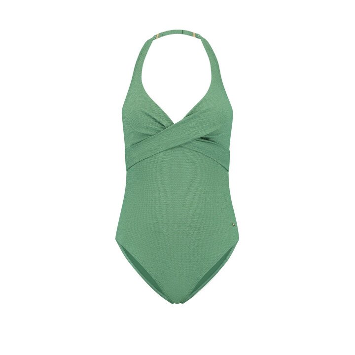 Green Shimmer Padded Swimsuit afbeelding