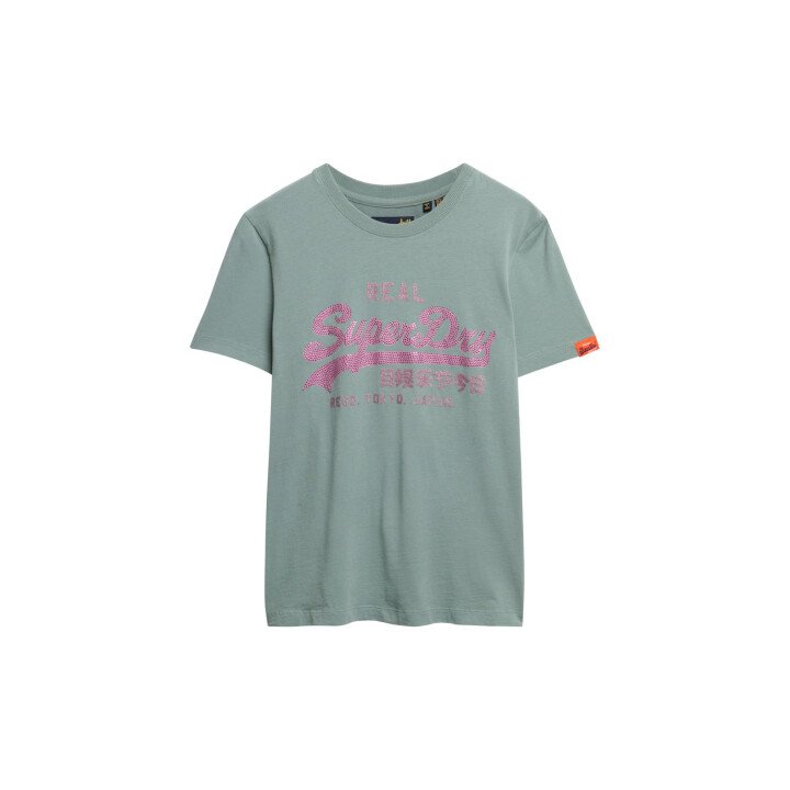 VL Rhinestone Slim Tee Wms afbeelding
