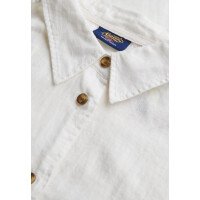 Casual Linen Boyfriend Shirt Wms afbeelding