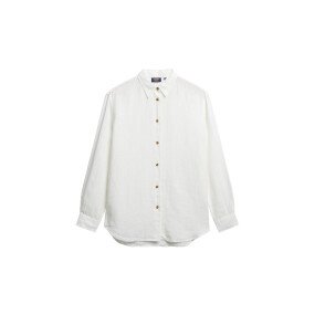 Casual Linen Boyfriend Shirt Wms afbeelding