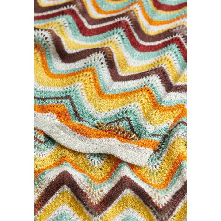 Zig Zag Knit Midi Dress afbeelding