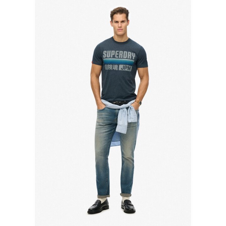 Japan Stripe Relaxed Tee Men afbeelding
