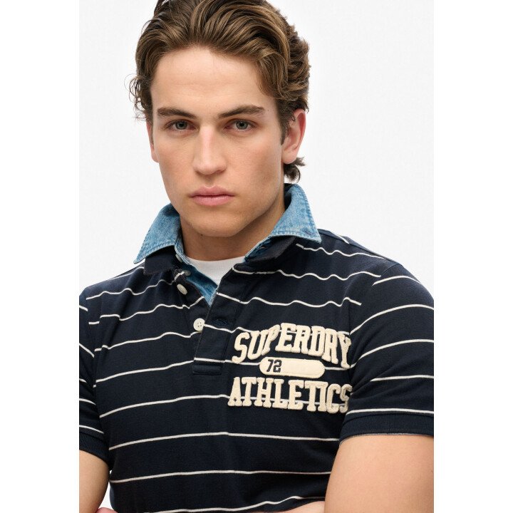 Vintage Athletic Jersey Polo Men afbeelding