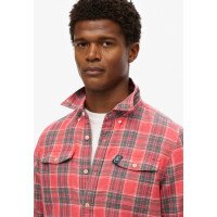 Merchant Linen Check Shirt Men afbeelding