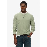LW Textured Grandad Top Men afbeelding