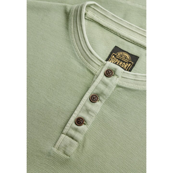 LW Textured Grandad Top Men afbeelding