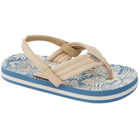 Little Ahi Slippers Blue/TanPalm afbeelding