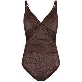  V-Neck Knot Swimsuit afbeelding