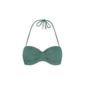 Green Glitter Padded Wired Top afbeelding