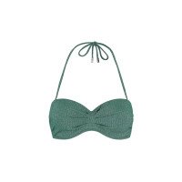 Green Glitter Padded Wired Top afbeelding