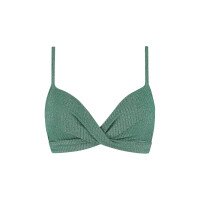 Green Glitter Padded Wired Top afbeelding