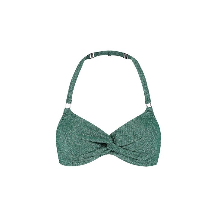 Green Glitter Wired Top afbeelding