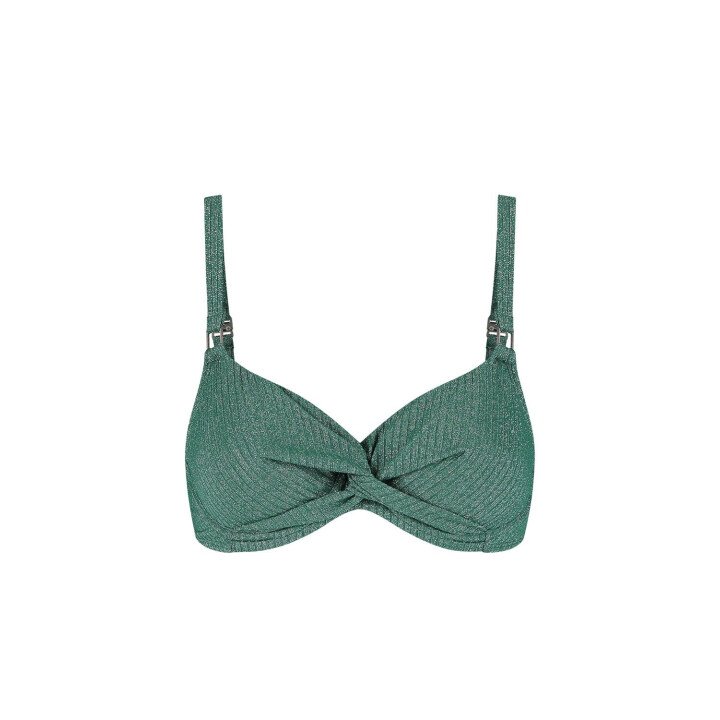 Green Glitter Wired Top afbeelding
