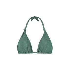 Green Glitter Padded Top afbeelding