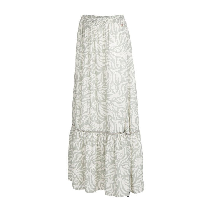 Romaine-Print Women Skirt afbeelding