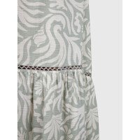 Romaine-Print Women Skirt afbeelding