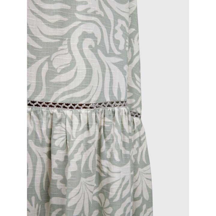 Romaine-Print Women Skirt afbeelding