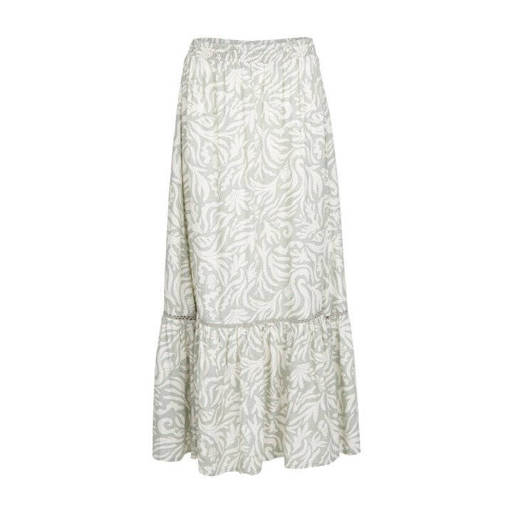 Romaine-Print Women Skirt afbeelding