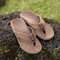 Leather Offshore Slippers Men afbeelding