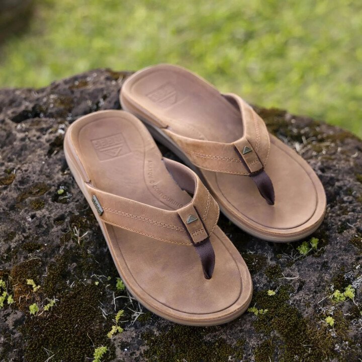 Leather Offshore Slippers Men afbeelding