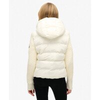 Cable Knit Sleeve Hybrid Jacket afbeelding