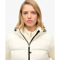 Cable Knit Sleeve Hybrid Jacket afbeelding