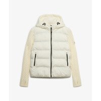 Cable Knit Sleeve Hybrid Jacket afbeelding