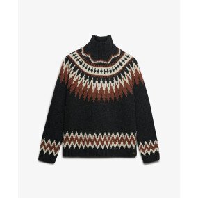 Fairisle High Neck Jumper afbeelding