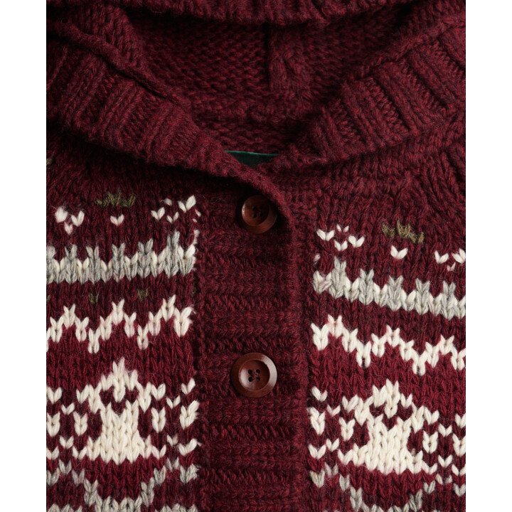 Fairisle 1/2 Button Hoodie afbeelding
