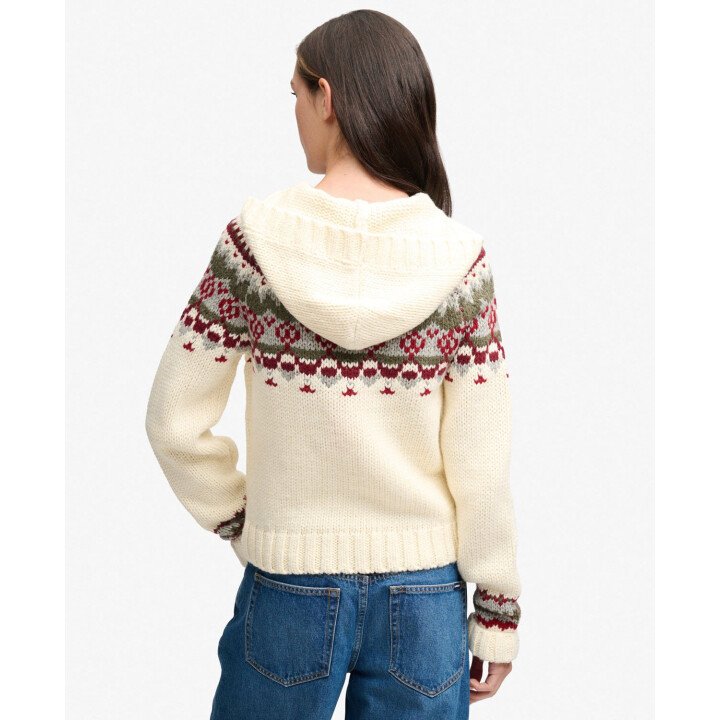 Fairisle 1/2 Button Hoodie afbeelding