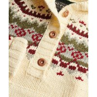 Fairisle 1/2 Button Hoodie afbeelding