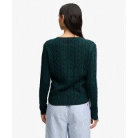 Wool Blend Cable V Neck afbeelding