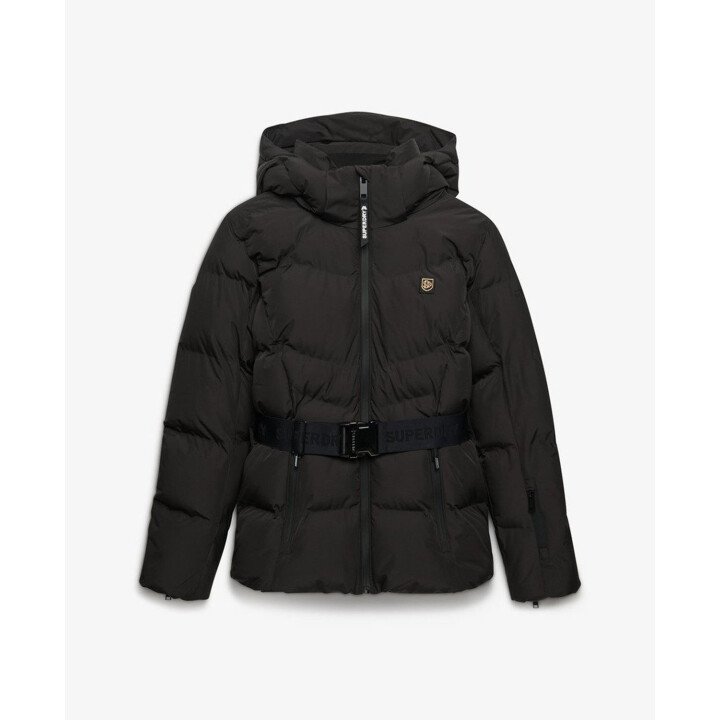 Luxe Belted Ski Padded Jacket afbeelding