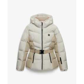 Luxe Belted Ski Padded Jacket afbeelding
