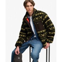 Abstract Fleece Zip Through afbeelding