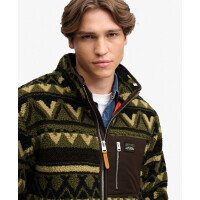 Abstract Fleece Zip Through afbeelding