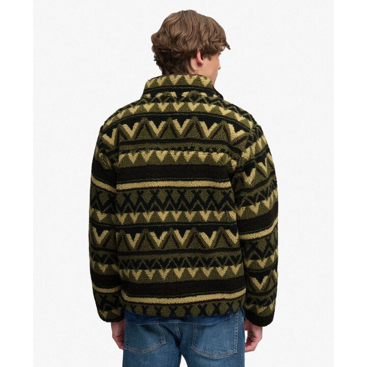 Abstract Fleece Zip Through afbeelding