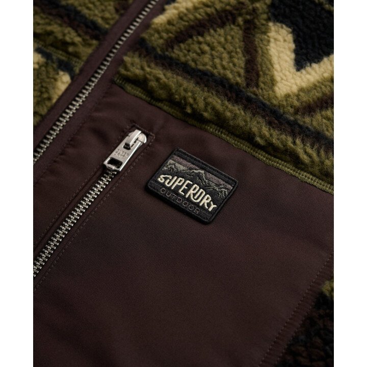 Abstract Fleece Zip Through afbeelding