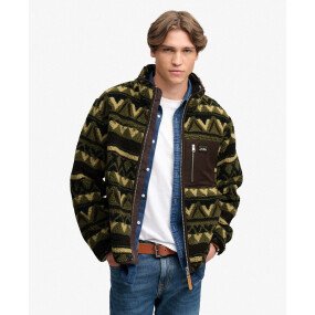 Abstract Fleece Zip Through afbeelding