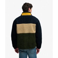 Colour Block Retro Zip Fleece afbeelding