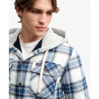 Borg Lined Hooded Overshirt afbeelding