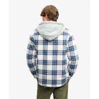 Borg Lined Hooded Overshirt afbeelding