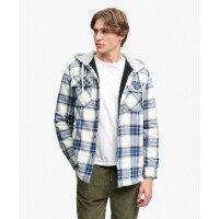 Borg Lined Hooded Overshirt afbeelding