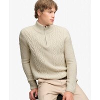 Jacob Cable Half Zip Knit afbeelding