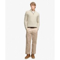 Jacob Cable Half Zip Knit afbeelding