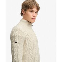 Jacob Cable Half Zip Knit afbeelding