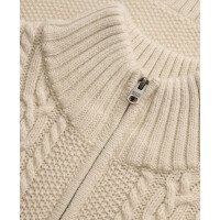 Jacob Cable Half Zip Knit afbeelding